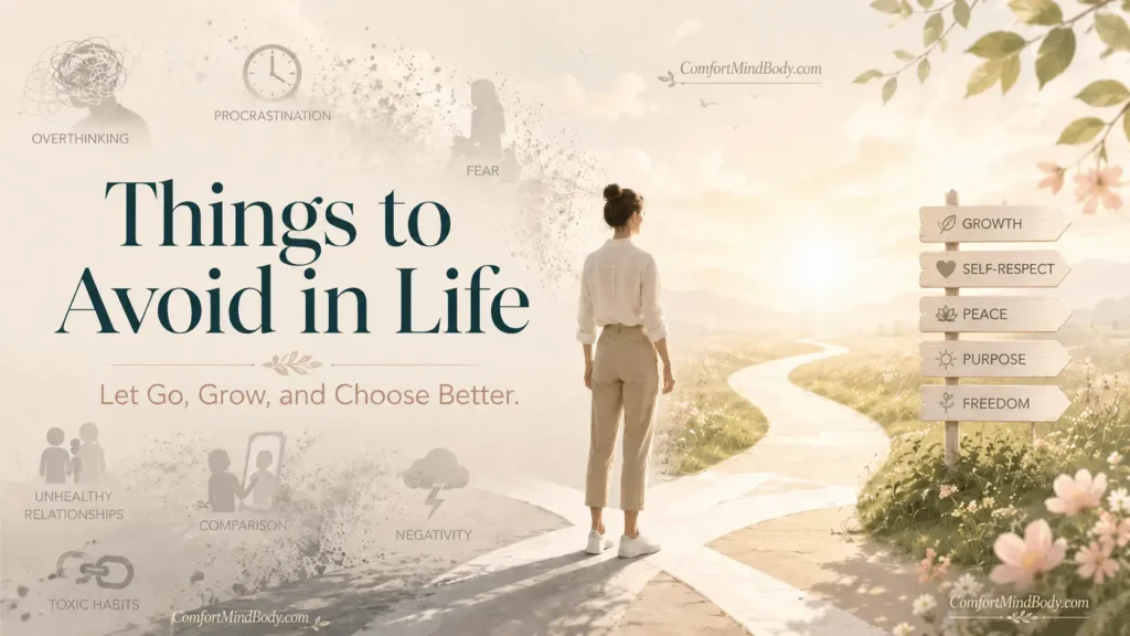 5 Things to Avoid in Life for a Happier, Less Stressful Future