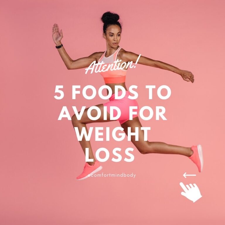 5 foods to avoid for weight loss