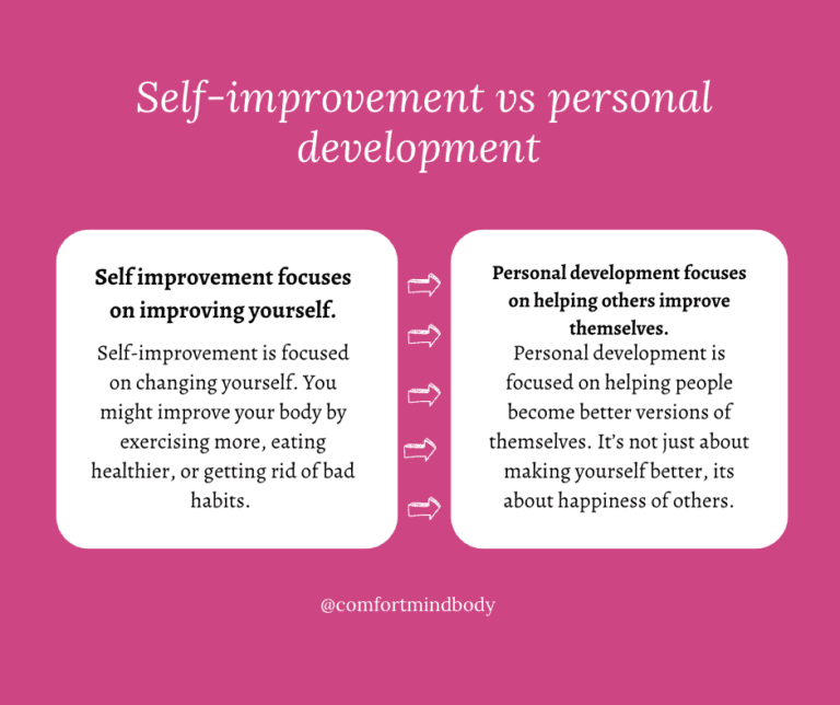 Self-improvement Vs Personal Development In 2024!