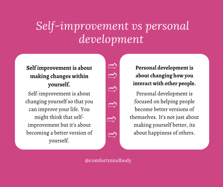 Self-improvement Vs Personal Development In 2024!