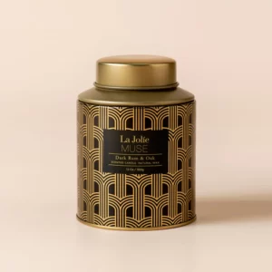 Mirela Scented Candle - Dark Rum & Oak, Mid-Century Modern Designs