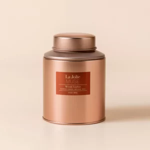 Mirela Scented Candle - Woody Leather