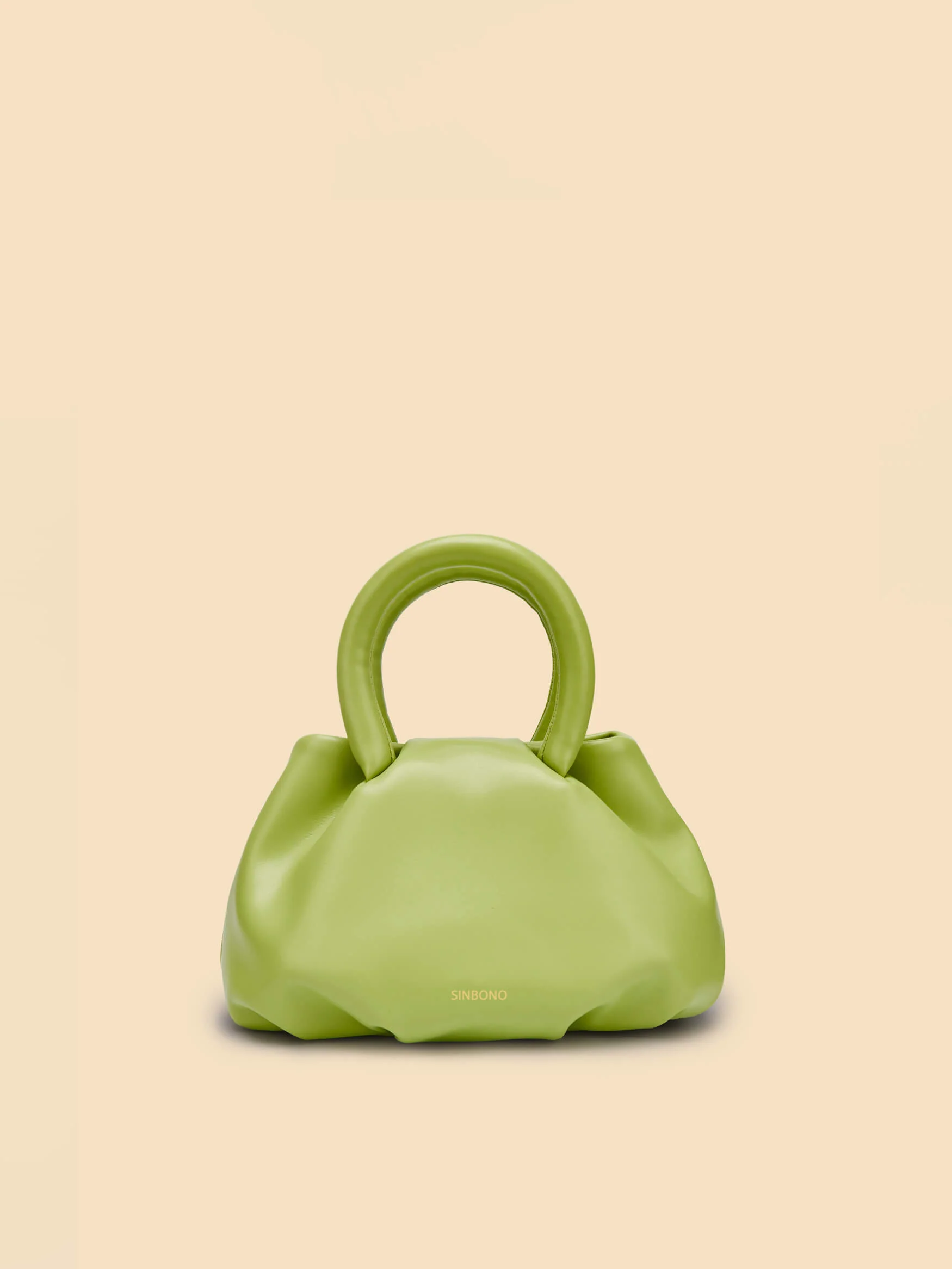 Lime-green SINBONO Gal top-handle crossbody bag for spring dresses