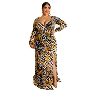 Plus Size Fall winter plus-size dress