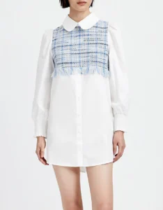 Shirt Dress - White