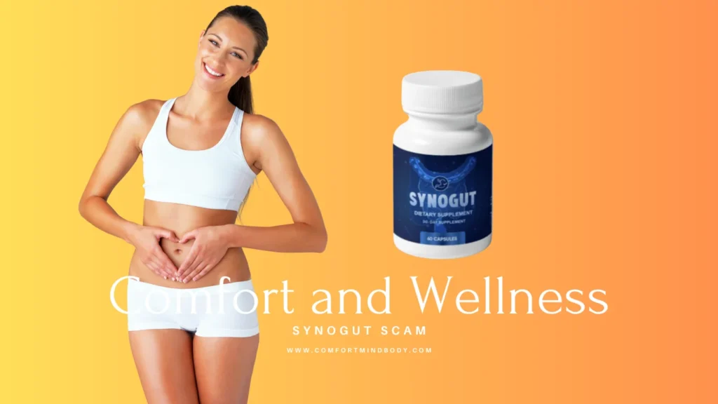 Synogut Scam, weight loss, woman with weight loss supplements