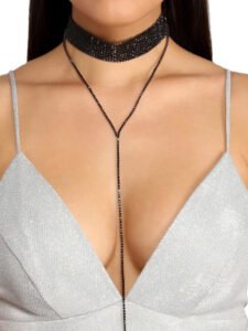 Rhinestone Tasseled Necklaces Accessories Body Chain Accessories