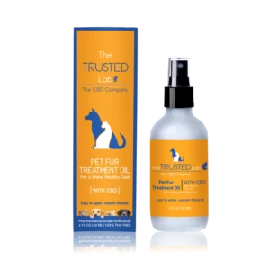 Dog and Cat Skin and Fur Treatment Oil with CBD