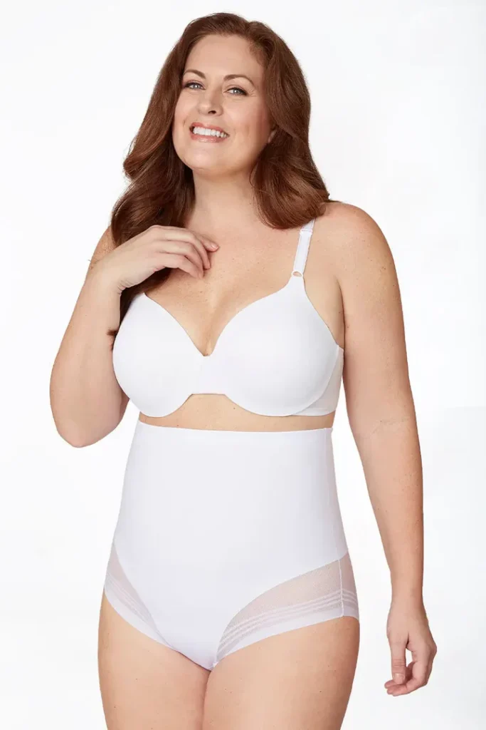 Flawless High Waist Brief White