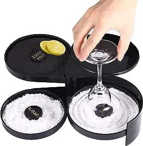 3-Tier Bar Juice Cocktail Seasoning Box with Sponge, Luxury Gifts for Men