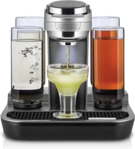 Bartesian Professional Cocktail Machine, 5 Premium Glass Bottles, Luxury Gifts for Men