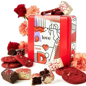 Brownie Gift Basket – Decadent Red Velvet Cookies and Chocolate, Wanted Amazon Gift Ideas