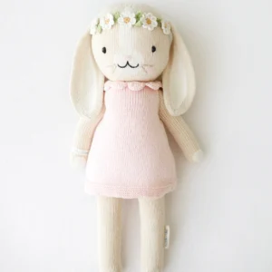 BUNNY HAND-KNIT DOLL - BLUSH