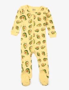 Baby Footed Food Print Pajamas