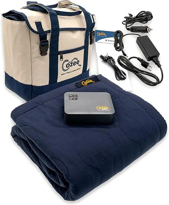 Cozee Battery Powered Large Heated Blanket Whole Body Warmer