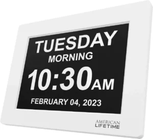 Digital Calendar & Alarm Clock for Aging People
