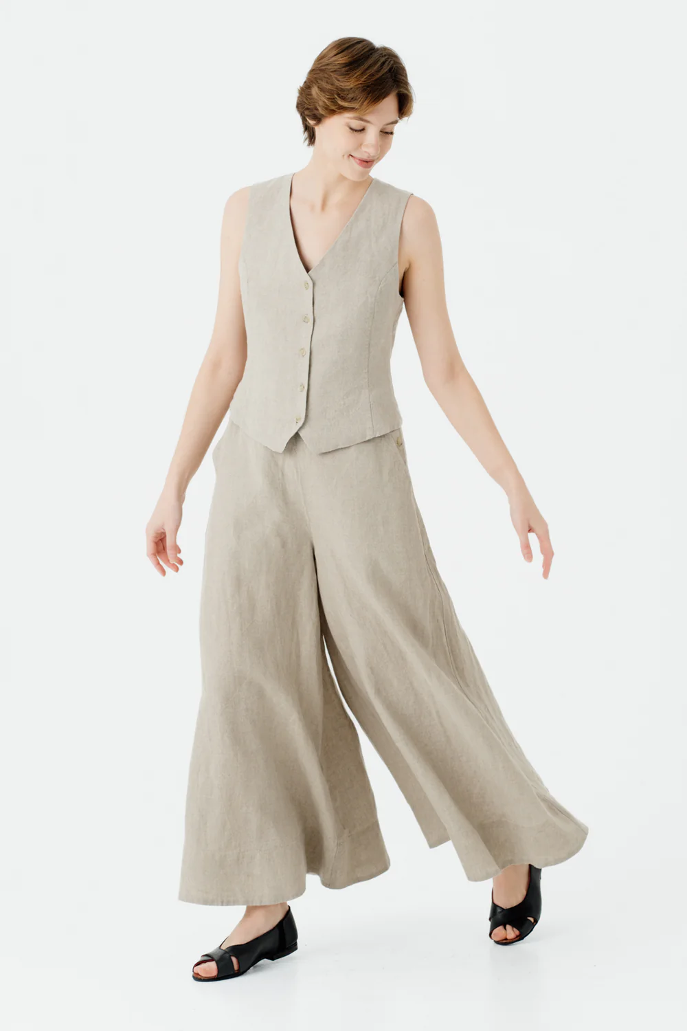 Maxi Catherine Trousers, Natural Linen, Benefits of Wearing Linen