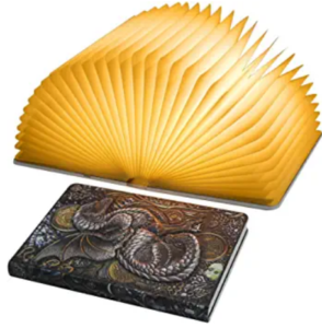 Dragon Night Light, 3D Embossed Folding Book Lamp
