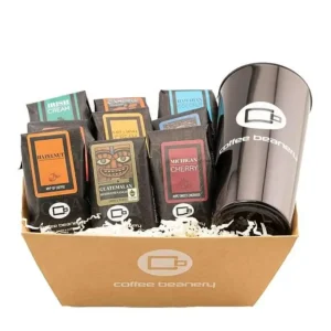 Specialty Coffee Gift Basket with Mug, Father's Day Gift Ideas