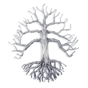 Aluminum Wire Tree of Life Wall Sculpture