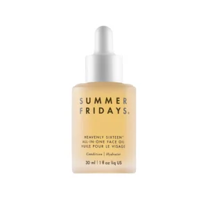 Summer Fridays Heavenly Sixteen All-In-One Face Oil - Hydrating Facial Oil with a Restorative Blend of 16 Non-Comedogenic Oils to Help Condition and Plump Skin, summer fridays skincare