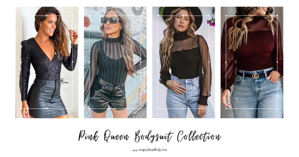 a collage of a woman in different outfits, How to Wear a Bodysuit