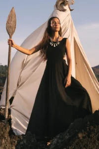 10 Unique Boho Dresses Patterns for Your Summer Wardrobe 19 Black Evening Boho Bohemian Maxi Dress