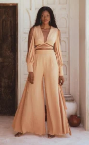10 Unique Boho Dresses Patterns for Your Summer Wardrobe 25 Dusty Pink Ambrosia Set Top and Pants • Organic Boho Top & Trousers for Women • Casual Set