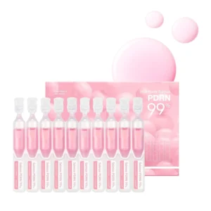 Salmon Injection For Face: 8 Best Skin Renewal Facts 5 a row of vials with pink liquid in them