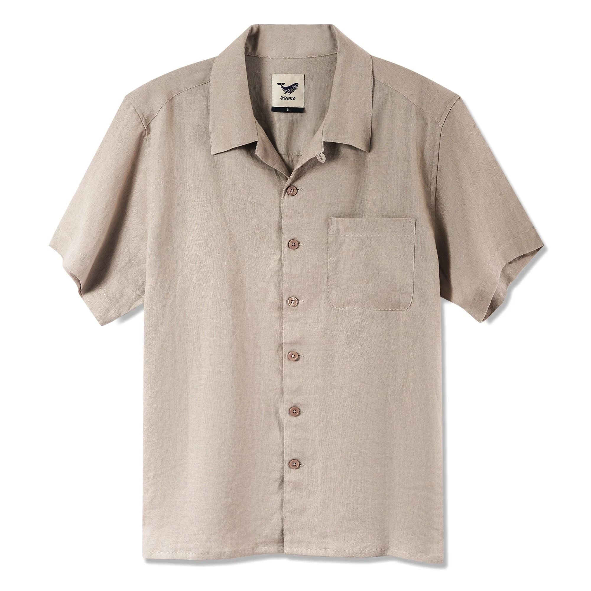 Spring Fashion 2027: Outfit Ideas, Trends and What to Wear 9 Yiume men's 100 percent linen natural camp-collar shirt