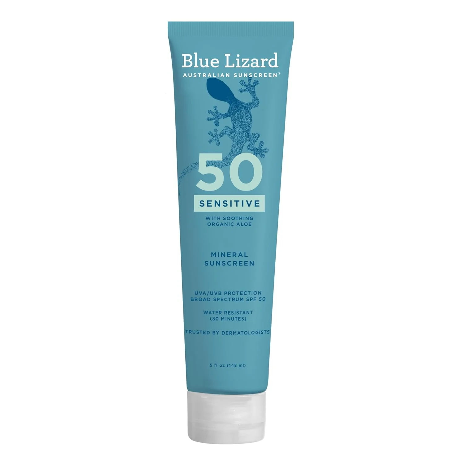 Blue Lizard Sensitive Mineral Sunscreen SPF 50 bottle