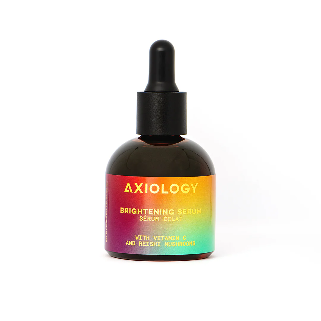 Brightening Serum with vitamin C and reishi mushrooms bottle