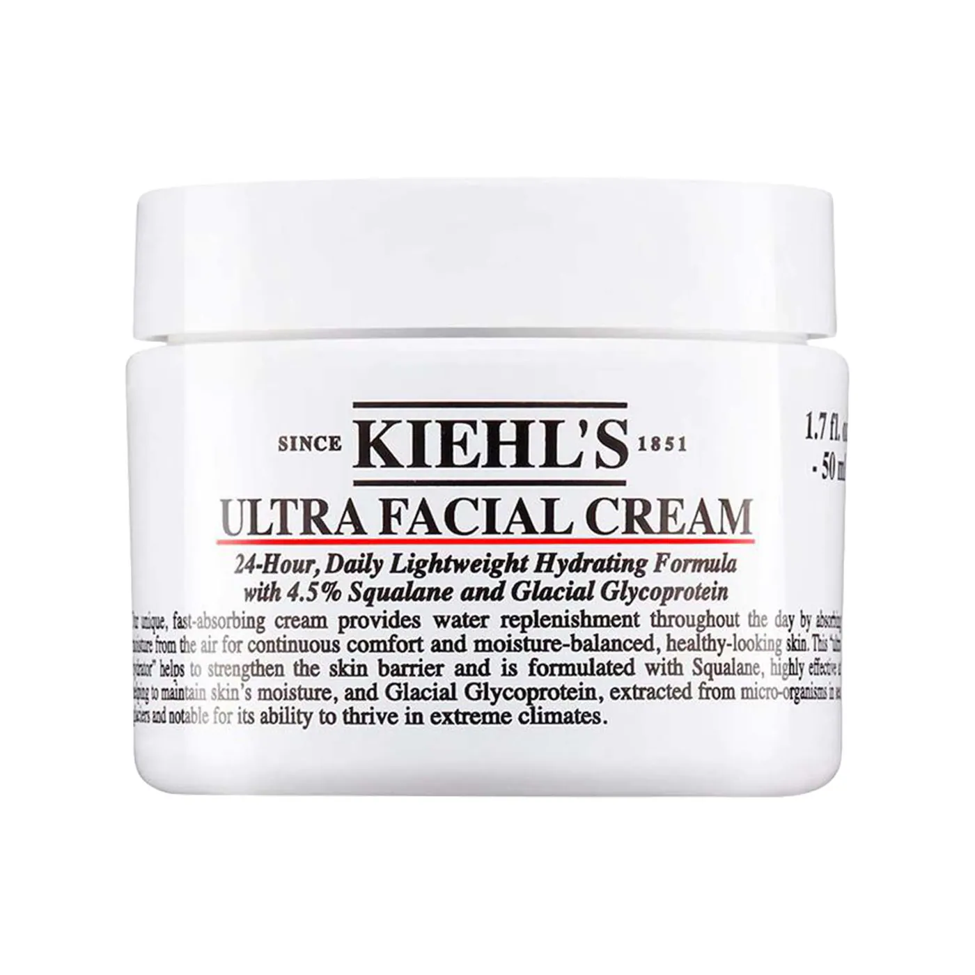Kiehl's Ultra Facial Cream with Squalane jar