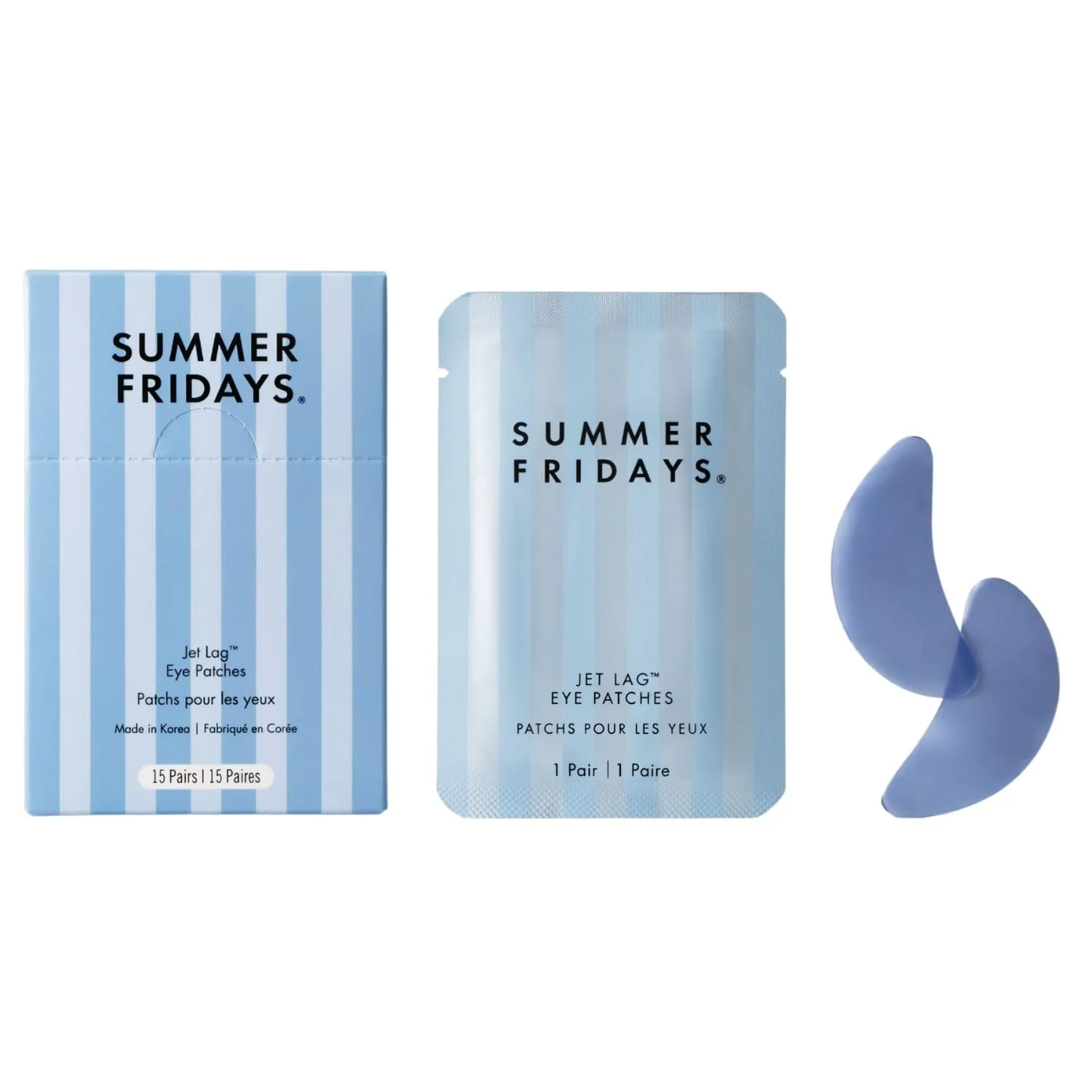 Summer Fridays Jet Lag Hydrating Eye Patches jar