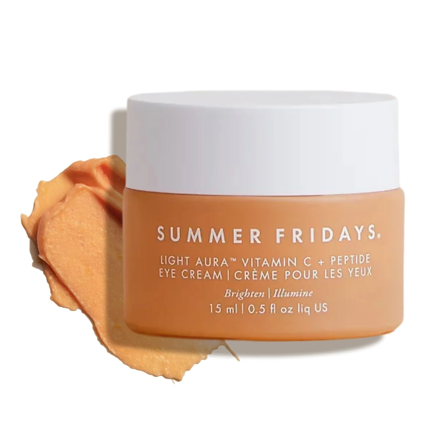 Summer Fridays Light Aura Vitamin C Peptide Eye Cream tube
