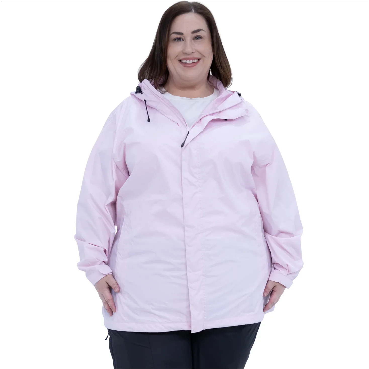 Snow Country Outerwear women's plus-size packable rain jacket