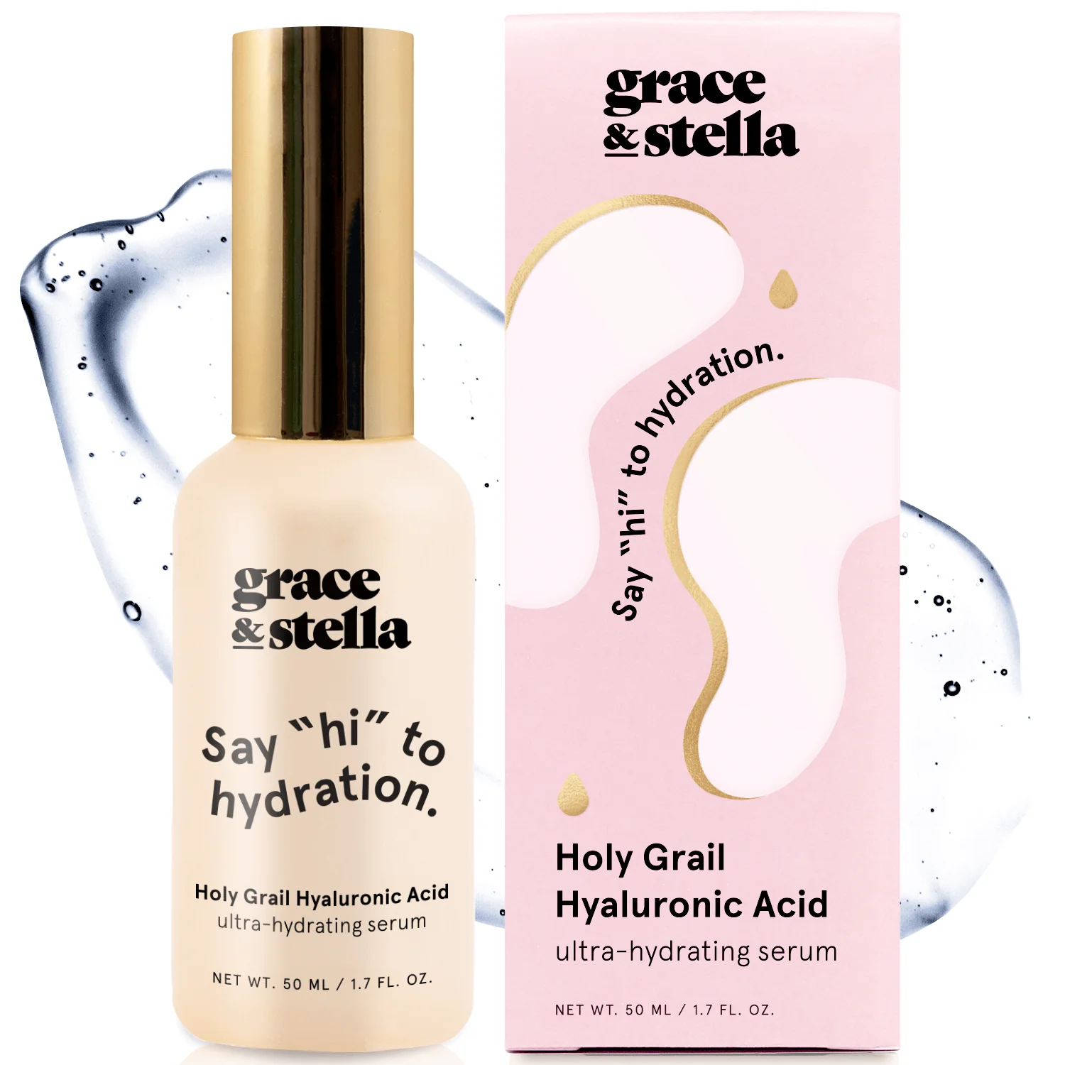 Grace and Stella Hyaluronic Acid Serum bottle