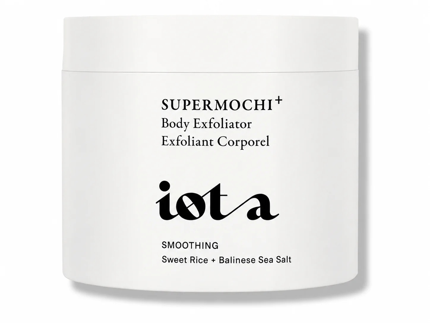 Iota Supermochi Body Exfoliator container