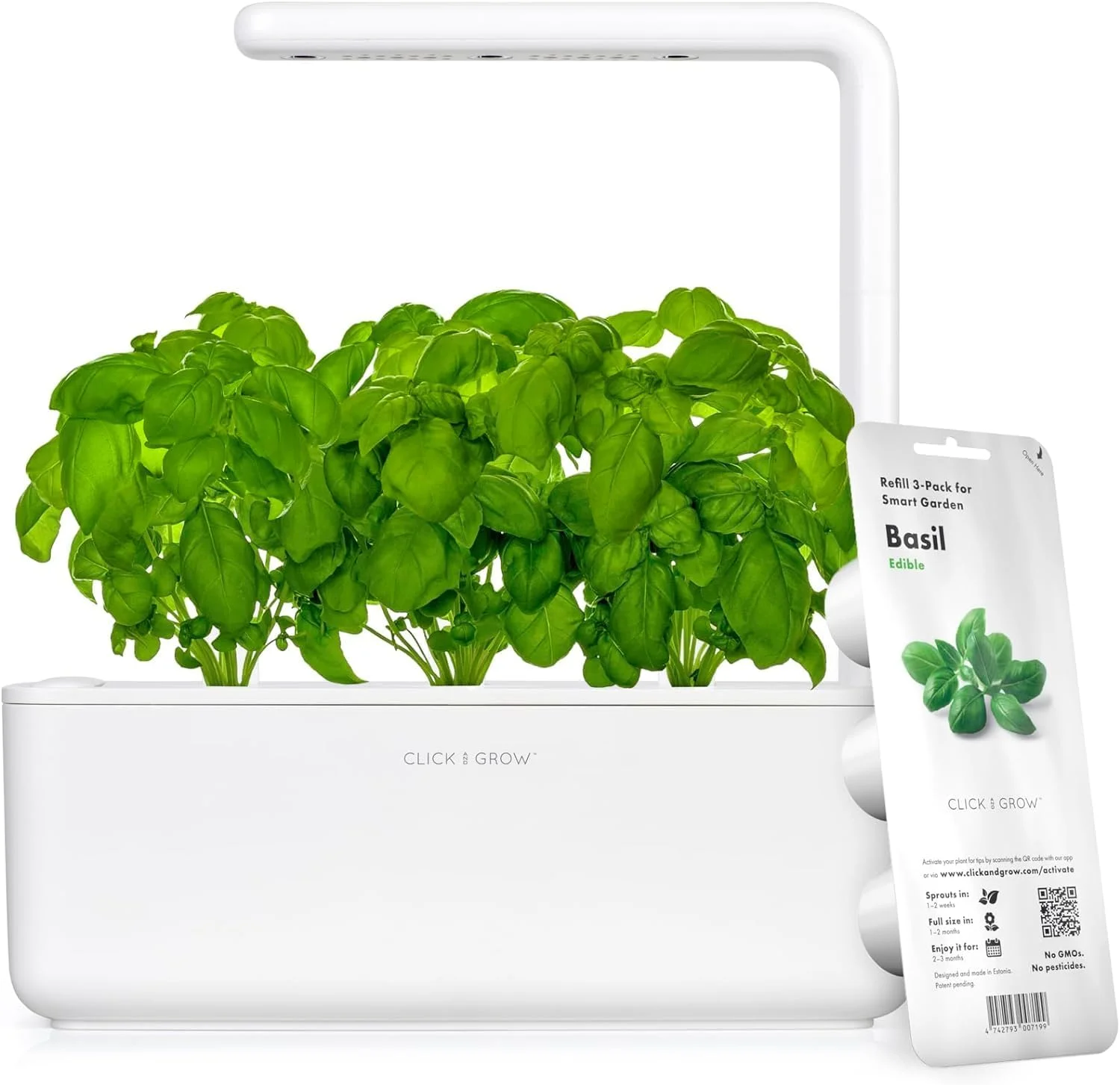 Click and Grow Smart Garden 3 indoor herb garden with grow light