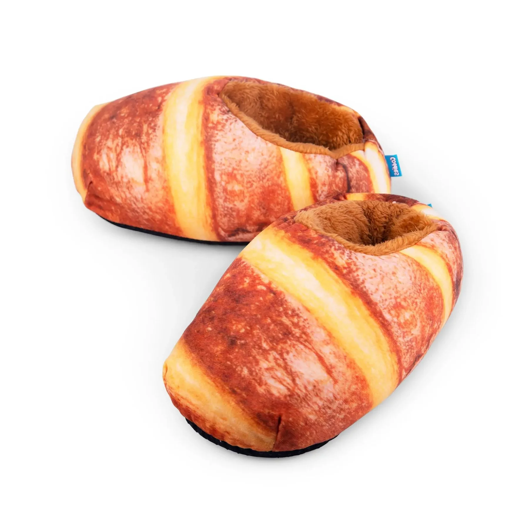 77 Best Christmas Gift Ideas That Feel Personal, Useful and Fun 69 Pair of Coddies slippers shaped and printed like loaves of bread.