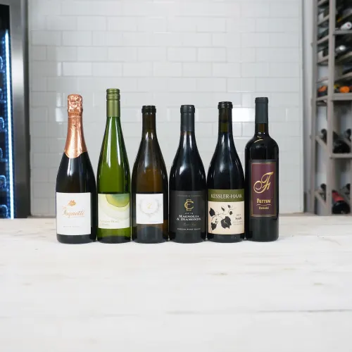 Wine Express Complete Thanksgiving Cellar six-bottle gift set.