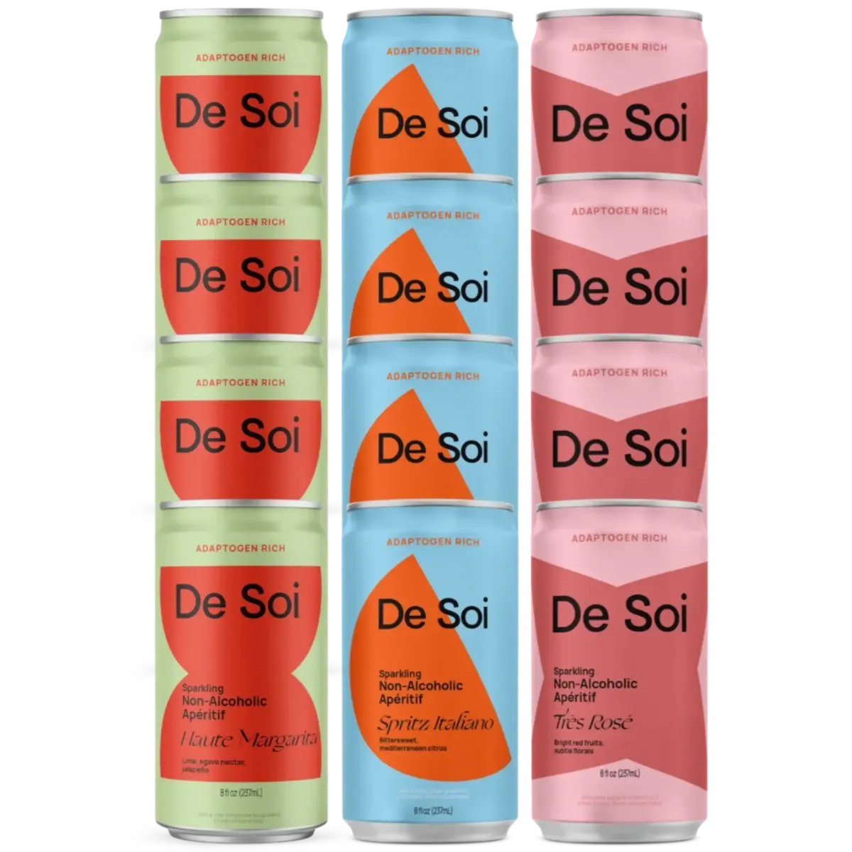 De Soi Best Sellers Trio of non-alcoholic aperitifs.