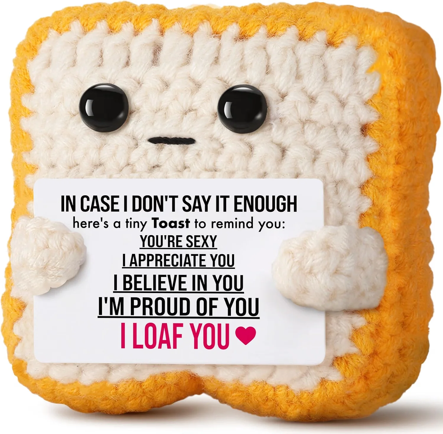 Bread-themed I Loaf You sentimental keepsake.