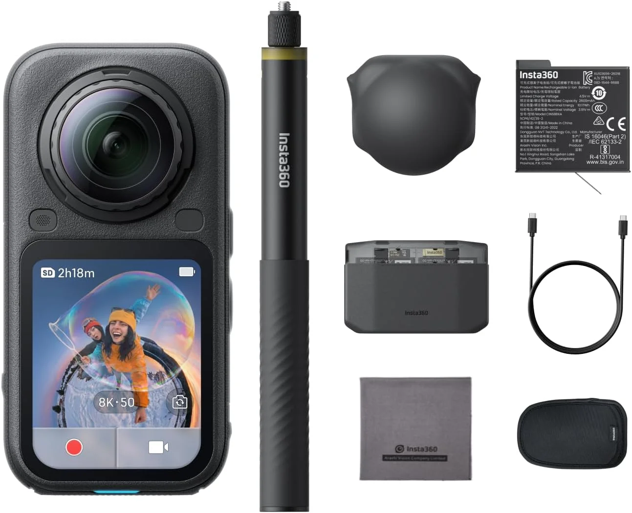 Insta360 X6 camera Essentials Bundle