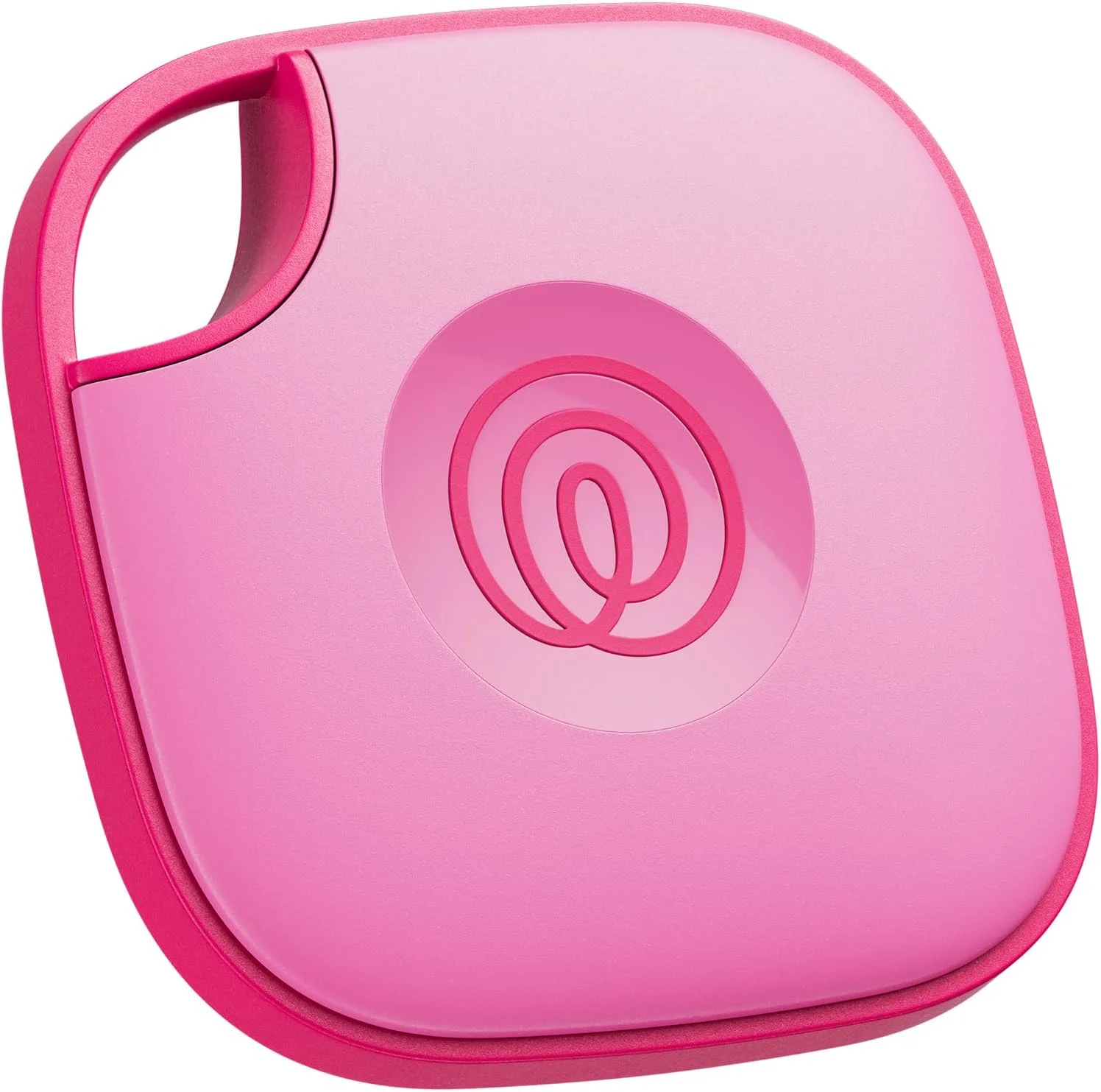 Life360 Tile Mate Bluetooth tracker in Pink Punch.