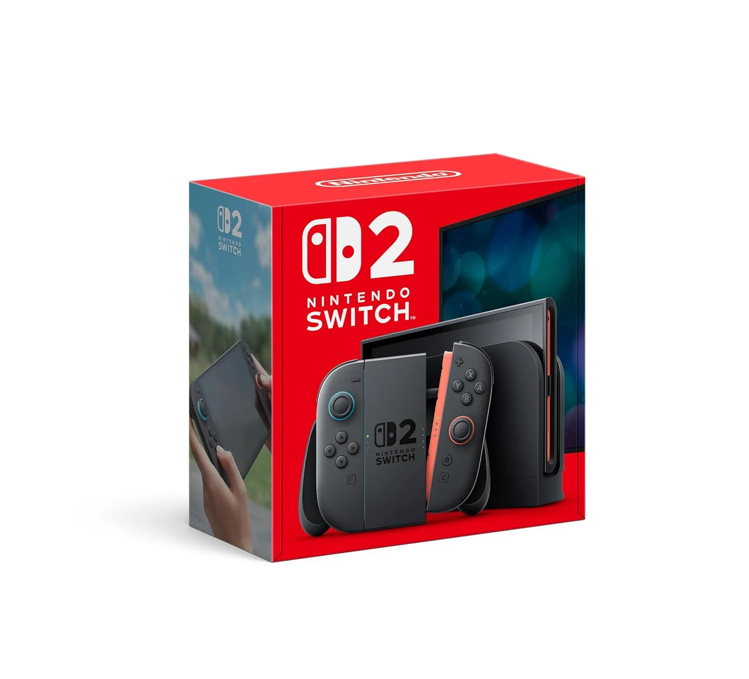 Nintendo Switch 2 console and controllers