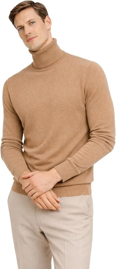 State Cashmere men’s essential turtleneck sweater