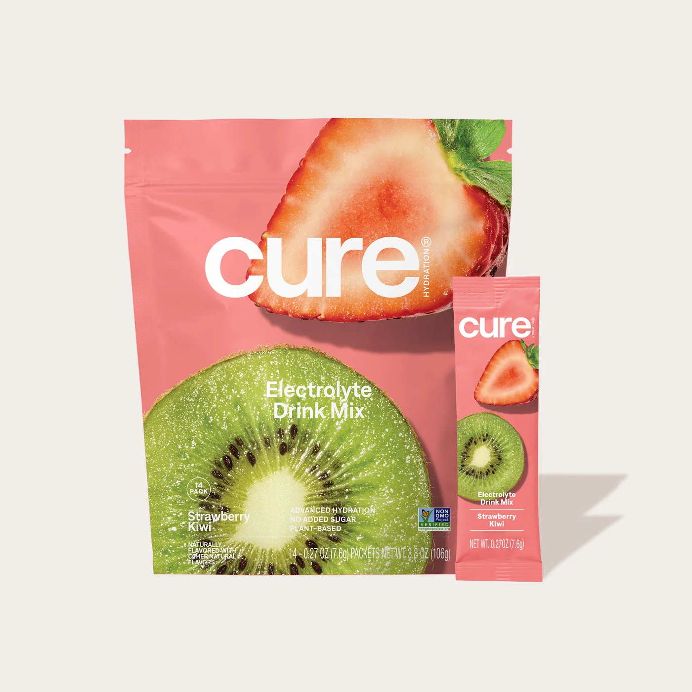 77 Best Christmas Gift Ideas That Feel Personal, Useful and Fun 26 Cure Strawberry Kiwi electrolyte drink mix in a 14-pack pouch with an individual sachet.