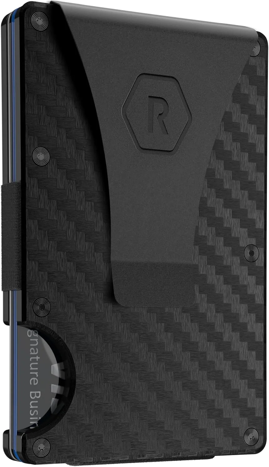 Ridge Carbon Fiber 3K wallet with money clip