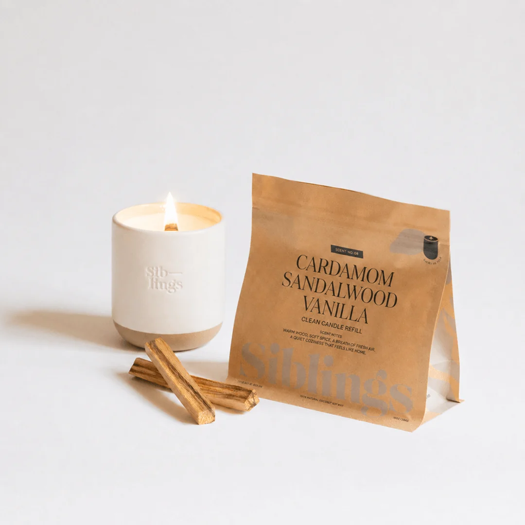 Siblings Ritual Set candle products and accessories.